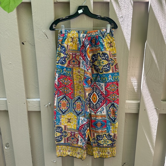 Funky Ranna Gill wide leg linen pants🦋 - Picture 4 of 6